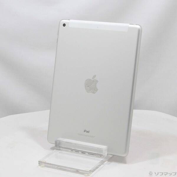 32GB 第6世代 シルバー MR6P2J&frasl;A iPad APPLE 〔中古〕iPad MR6P2J／A (第6世代) Wi-Fi+Cellularモデル docomo版 auロック解除SIM 中古品〕 docomo Wi-Fi+Cellular ジャンク