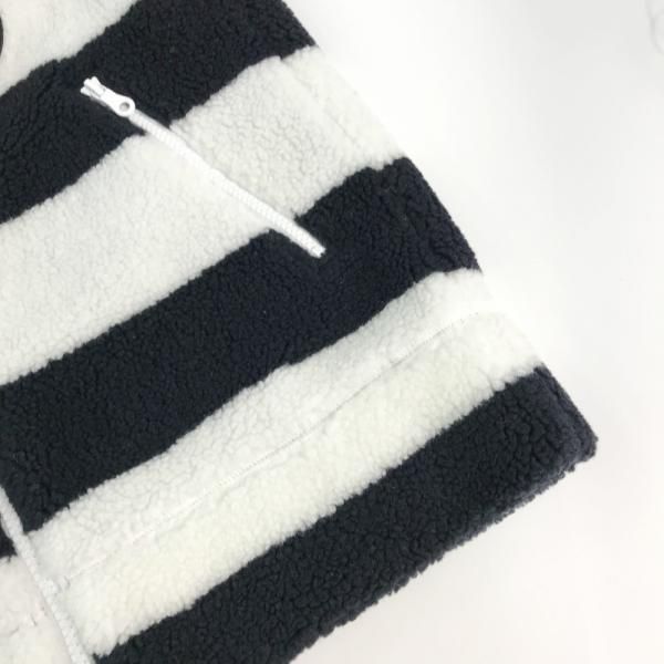 パーリーゲイツ　ボアフリース　ベスト　ボーダー PEARLY GATES パーリーゲイツ ボア ジップベスト ボーダー柄 5