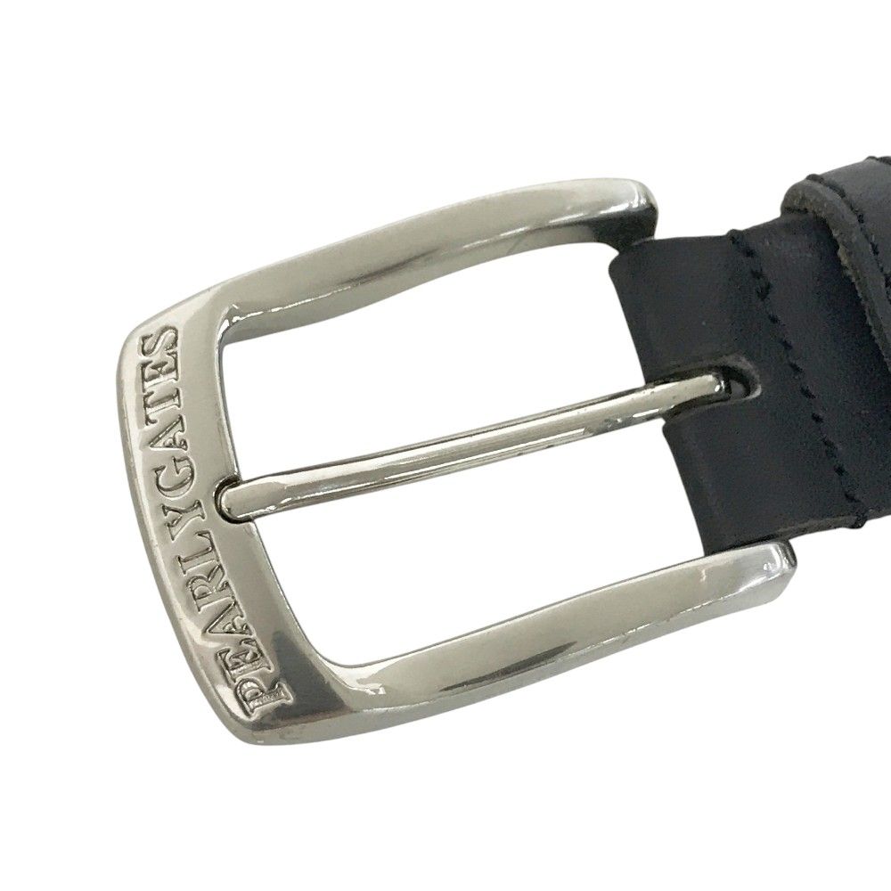 PEARLY GATES パーリーゲイツ レザーメッシュベルト ブルー系