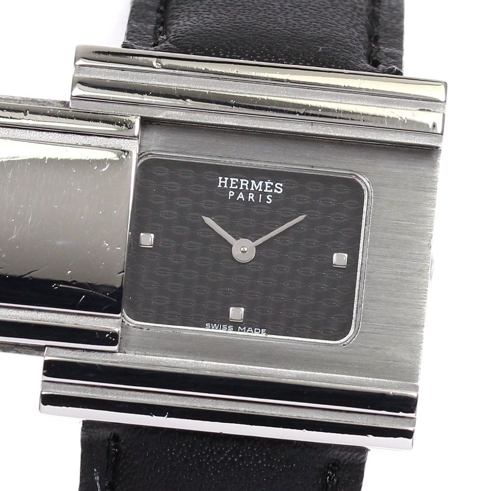 エルメス HERMES GL1.510 グリザード クォーツ レディース保証書