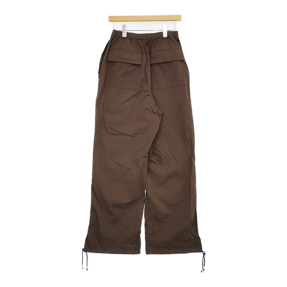 THE SHISHIKUI シシクイ PARACHUTE PANTS サイズM 0782 定価29700円 パラシュート パンツ ブラウン レディース 5-0902M