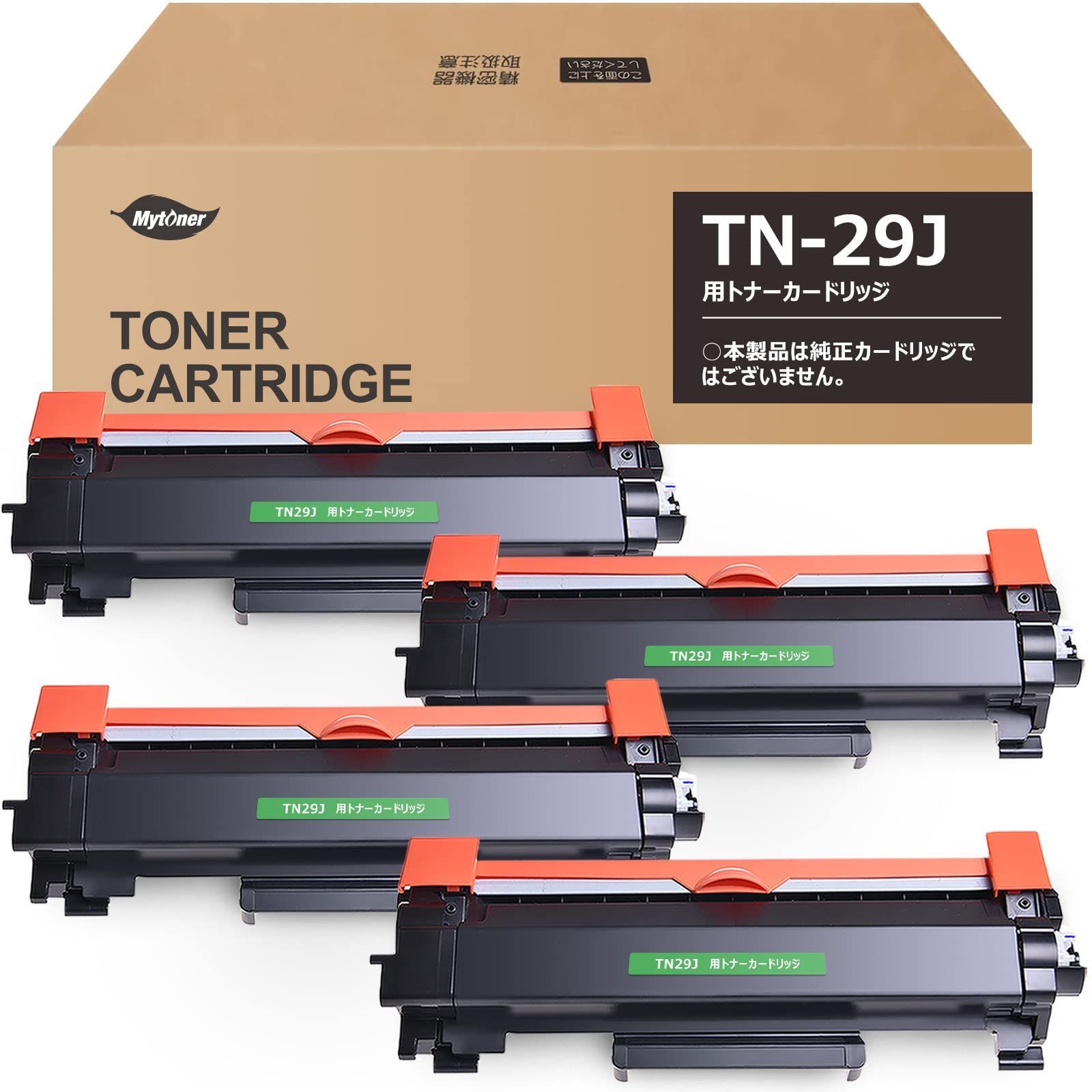 Color ブラック_Style TN-29J ×4 Mytoner TN-29J ブラザー Brother 対応 TN29J 29J 互換トナーカートリッジ 4本セット 対応機種 HL-L2375DW DCP-L2550DW HL-L2330D MFC