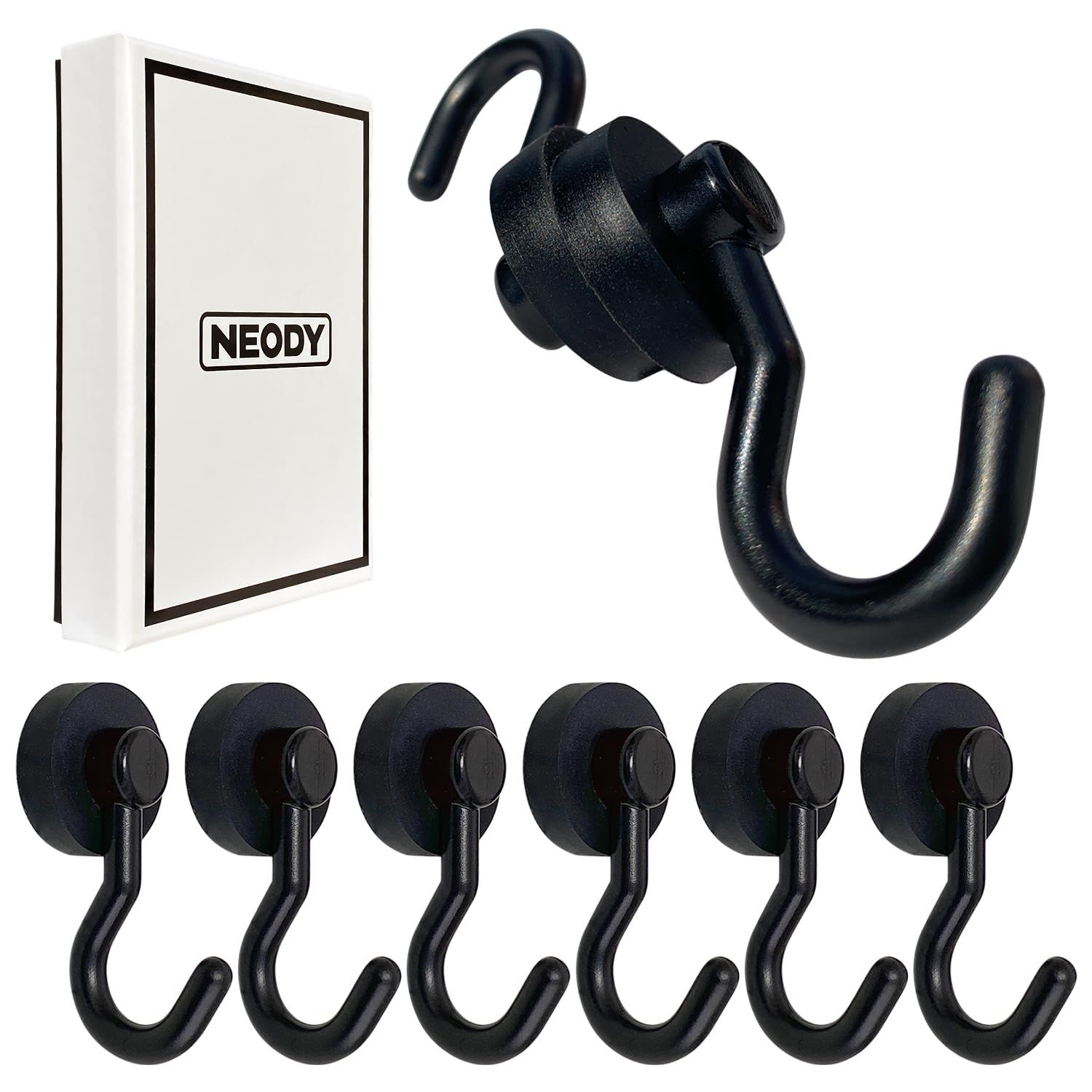 新品 【特別製シリコン採用】NEODY マグネットフック 強力 ネオジム 