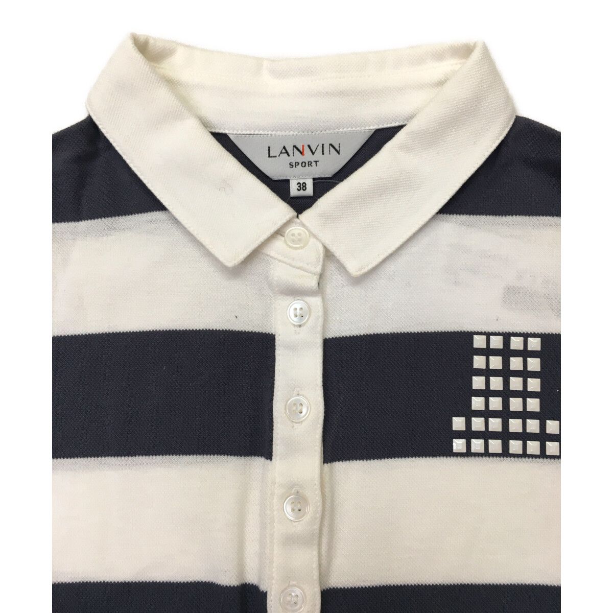 中古 レディース ランバンスポール LANVIN SPORT 半袖ポロシャツ