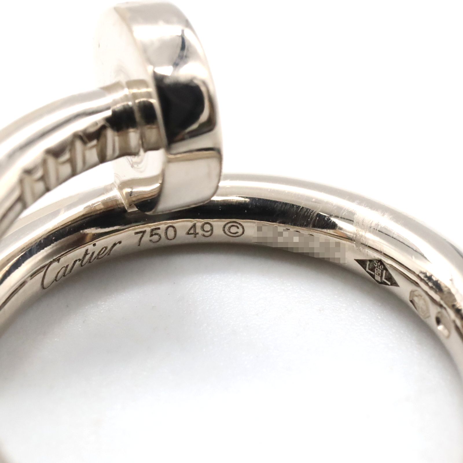 激安で季節を先取り。 カルティエ CARTIER リング 指輪 ジュスト アン クル リング B4099249 K18WG ホワイトゴールド ジュスト アン クル リング レディース Used A