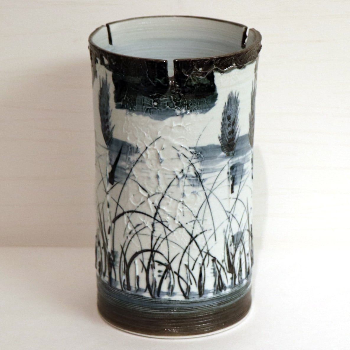 肥前有田焼・草場正人・花瓶・花器・No.200704-87・梱包サイズ80