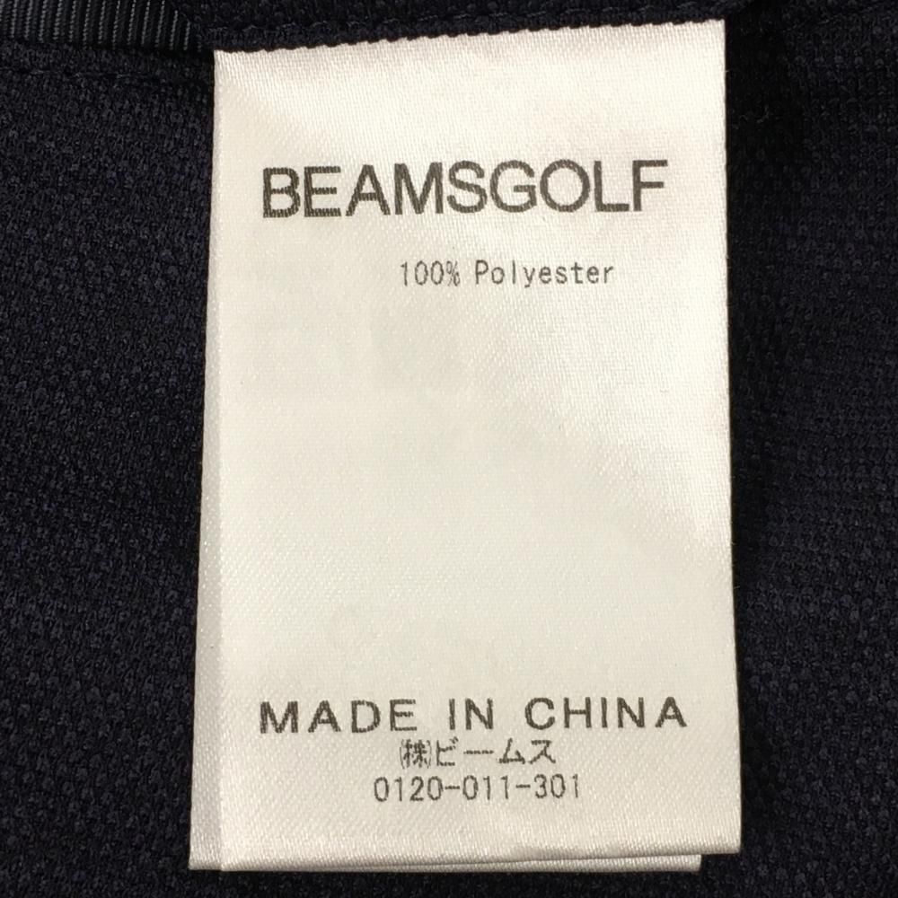 BEAMS ネイビー バックロゴ ハーフパンツ GOLF パンツ ゴルフ - ☆特価
