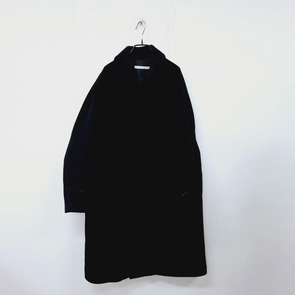 SHIRTER SHIRTER シャーター 21 メルトン ウール バルマカーン コート M ダークネイビー