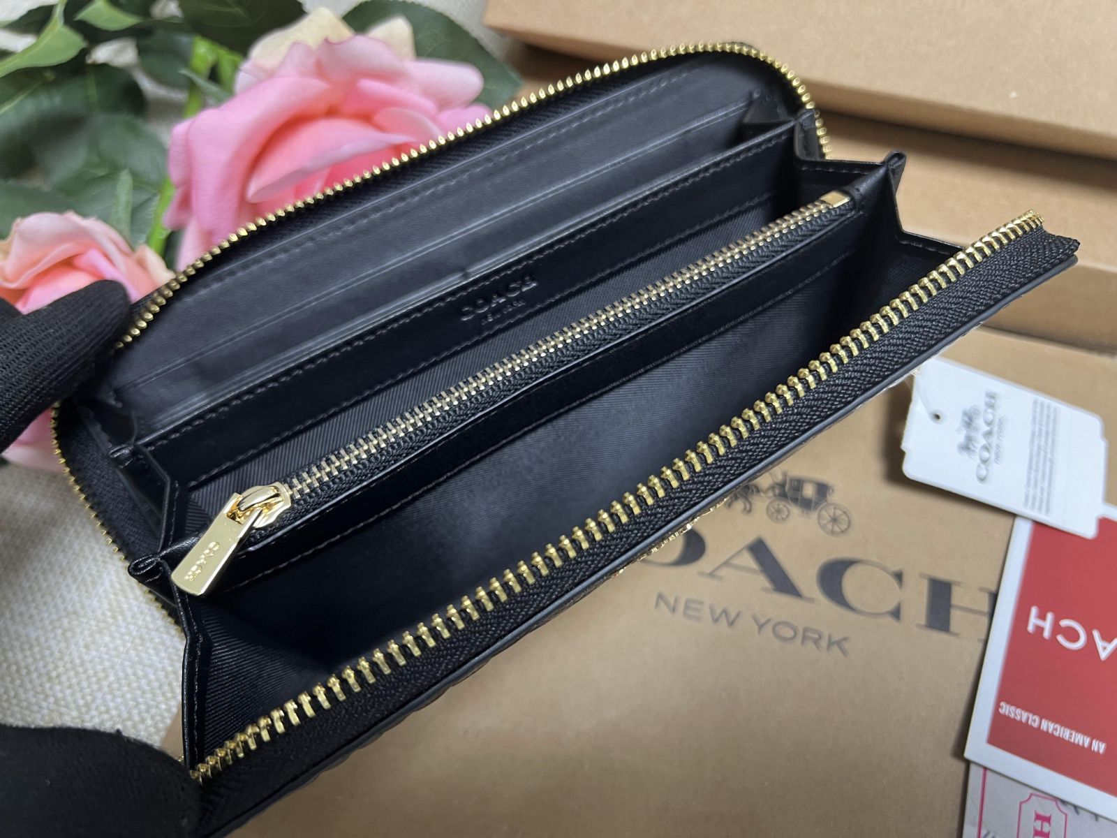 COACH 財布 長財布 コーチ シグネチャー エンボスド スネーク レザー