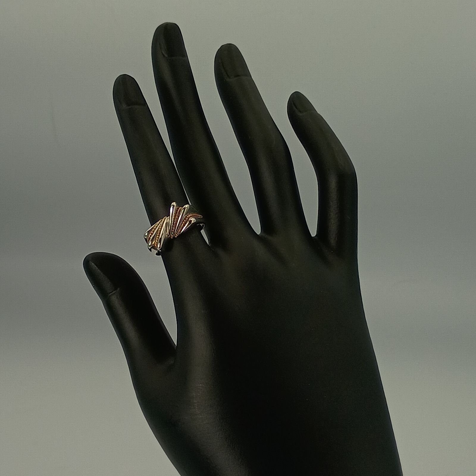 TIFFANY&Co ティファニー 12号 ツイストコンビリング レディース 指輪