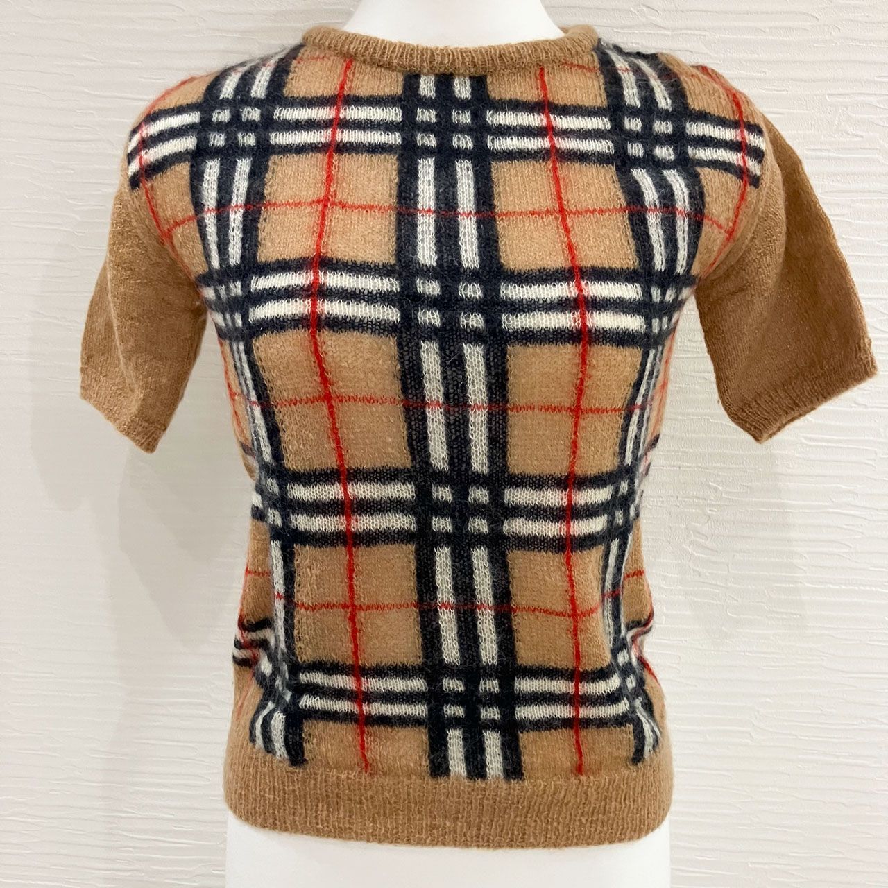 極美品☆バーバリーブルーレーベル半袖カットソー＆ノバチェックスカート 38 M