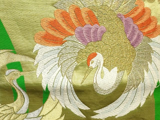 平和屋本店□袋帯 西陣 まとめて100点 鳳凰 鶴 蝶 更紗 花柄 宝