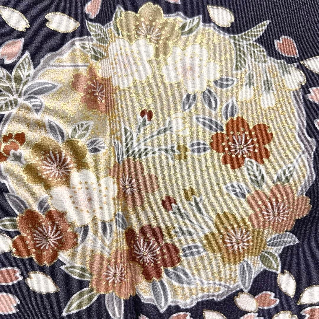 色留袖　金彩　花紋　桜　菊　牡丹　桐の花　竹　着物　071a d 色留袖 金彩 花紋 桜 菊 牡丹 桐の花 竹 着物 071a d - メルカリ