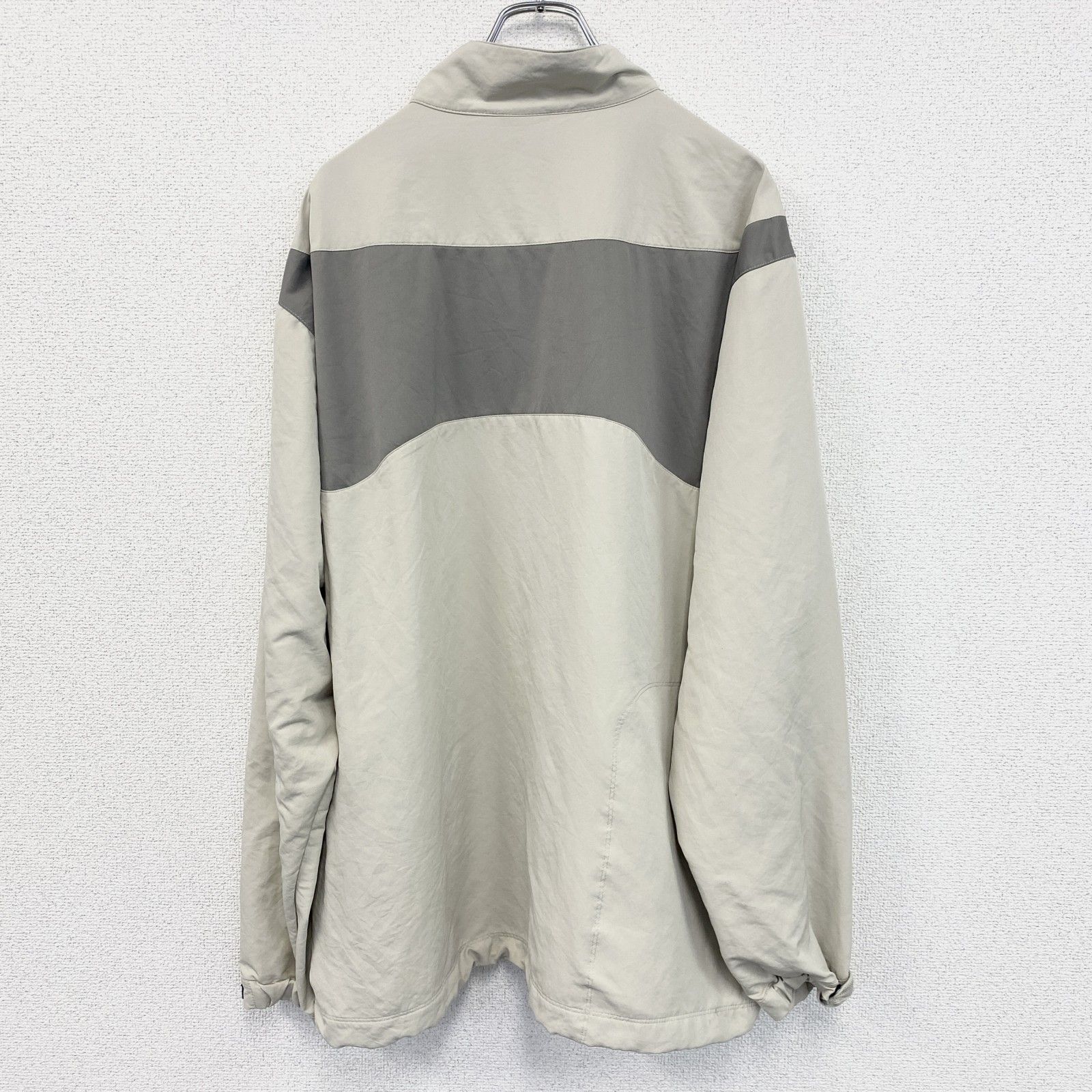 NIKE ベージュ ハーフジップジャケット XL 90sNIKE ハーフジップジャケット XL ホワイト・ベージュ - メルカリ