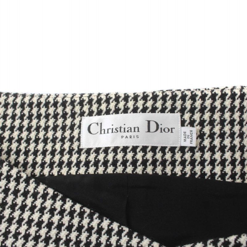 Christian Dior 千鳥格子柄 オフショルダー