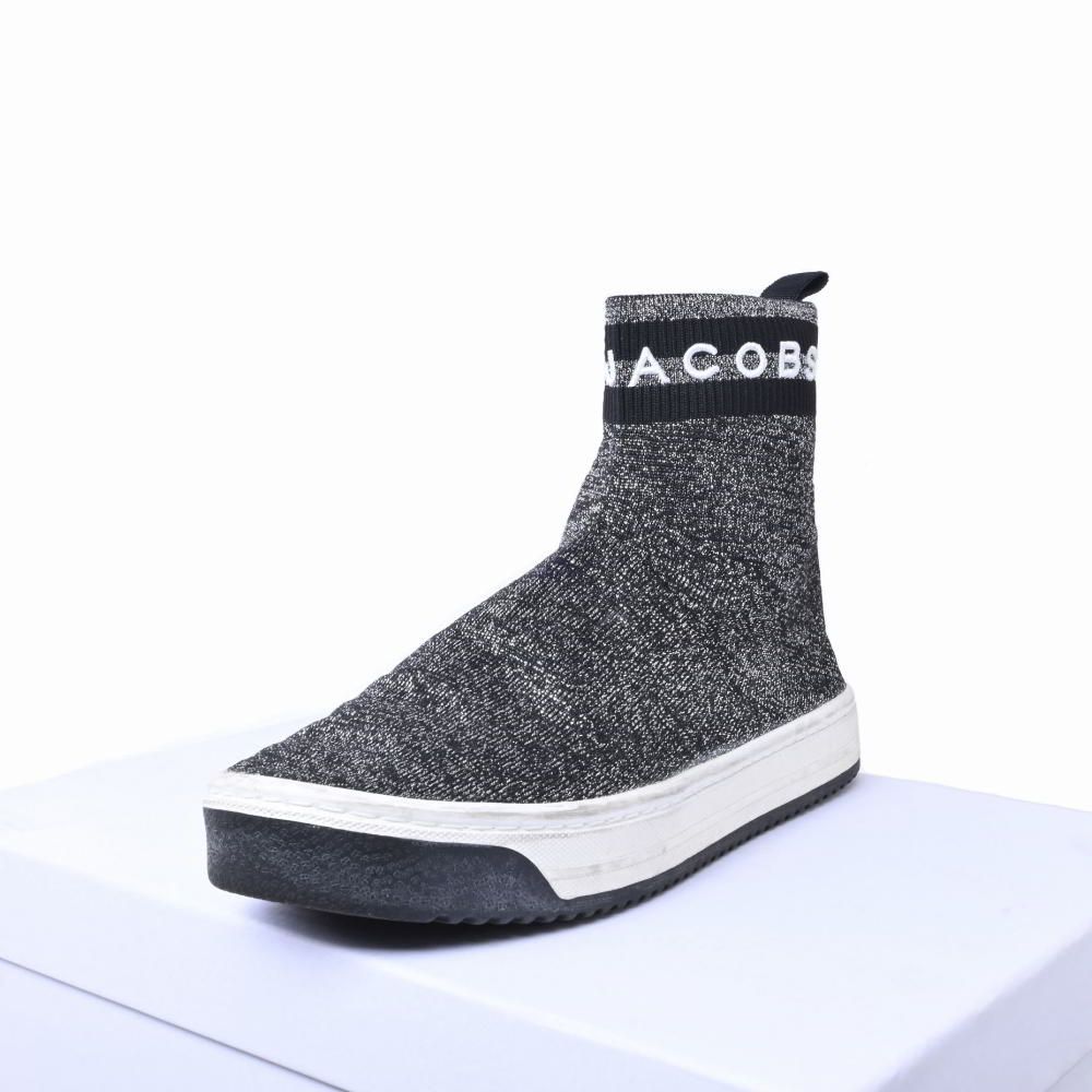 MARC JACOBS ロゴ ソックス ハイカット スニーカー