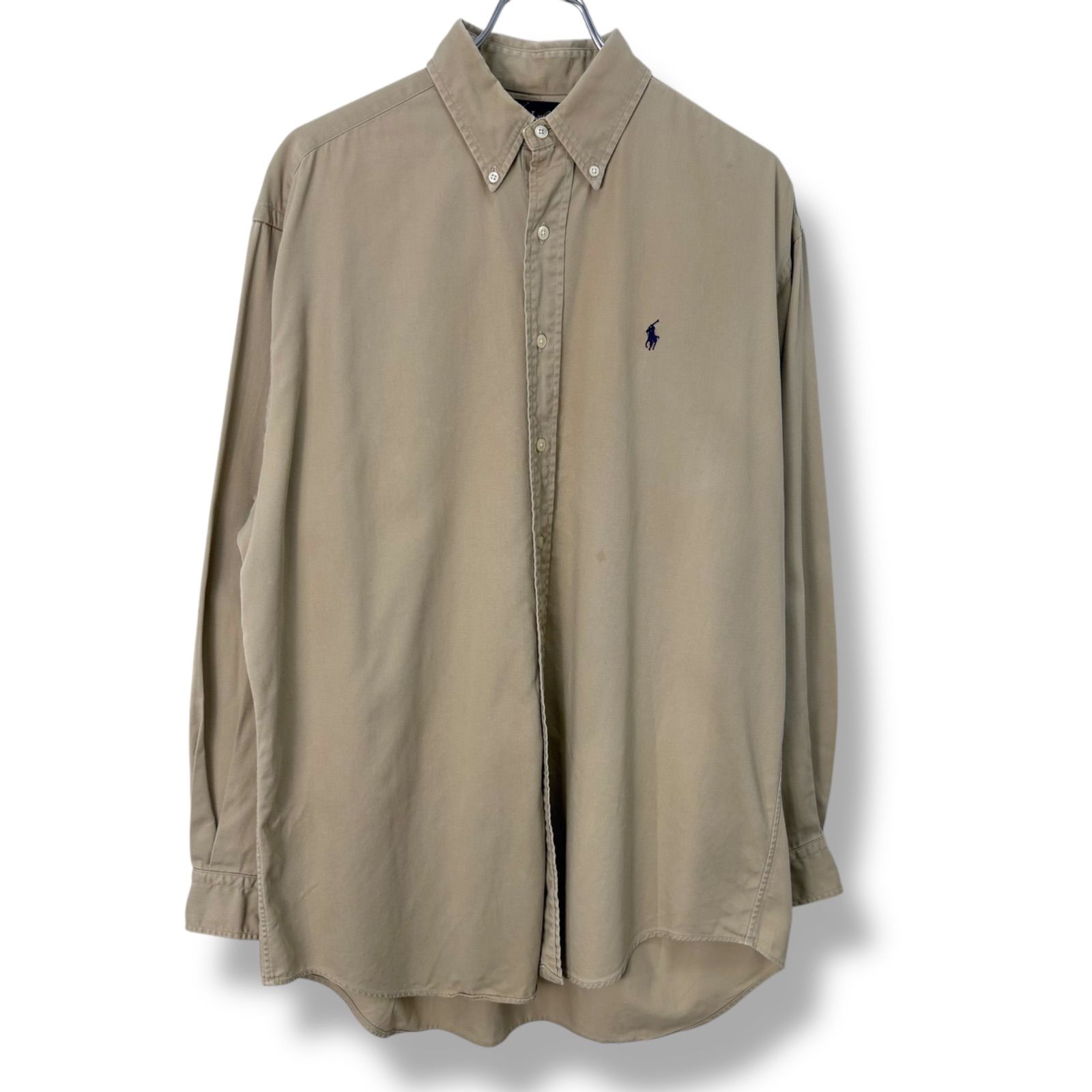 Lauren Ralph Vintage 90s - Polo Shirt Button SHIRT RALPH Striped