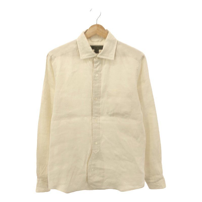 ​NIGEL CABOURN / ナイジェルケーボン | BRITISH LINEN OXFORD ブリテッシュリネン オックスフォード オフィサーシャツ | 46 | メンズ