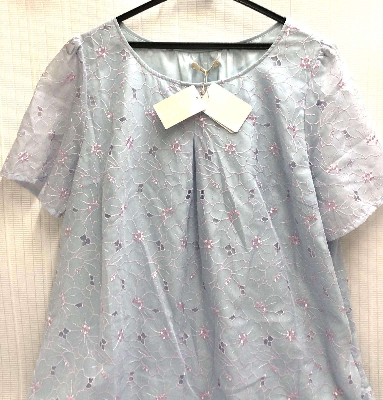 未使用 ローズティアラ チュニック ワンピース 花柄 18671885