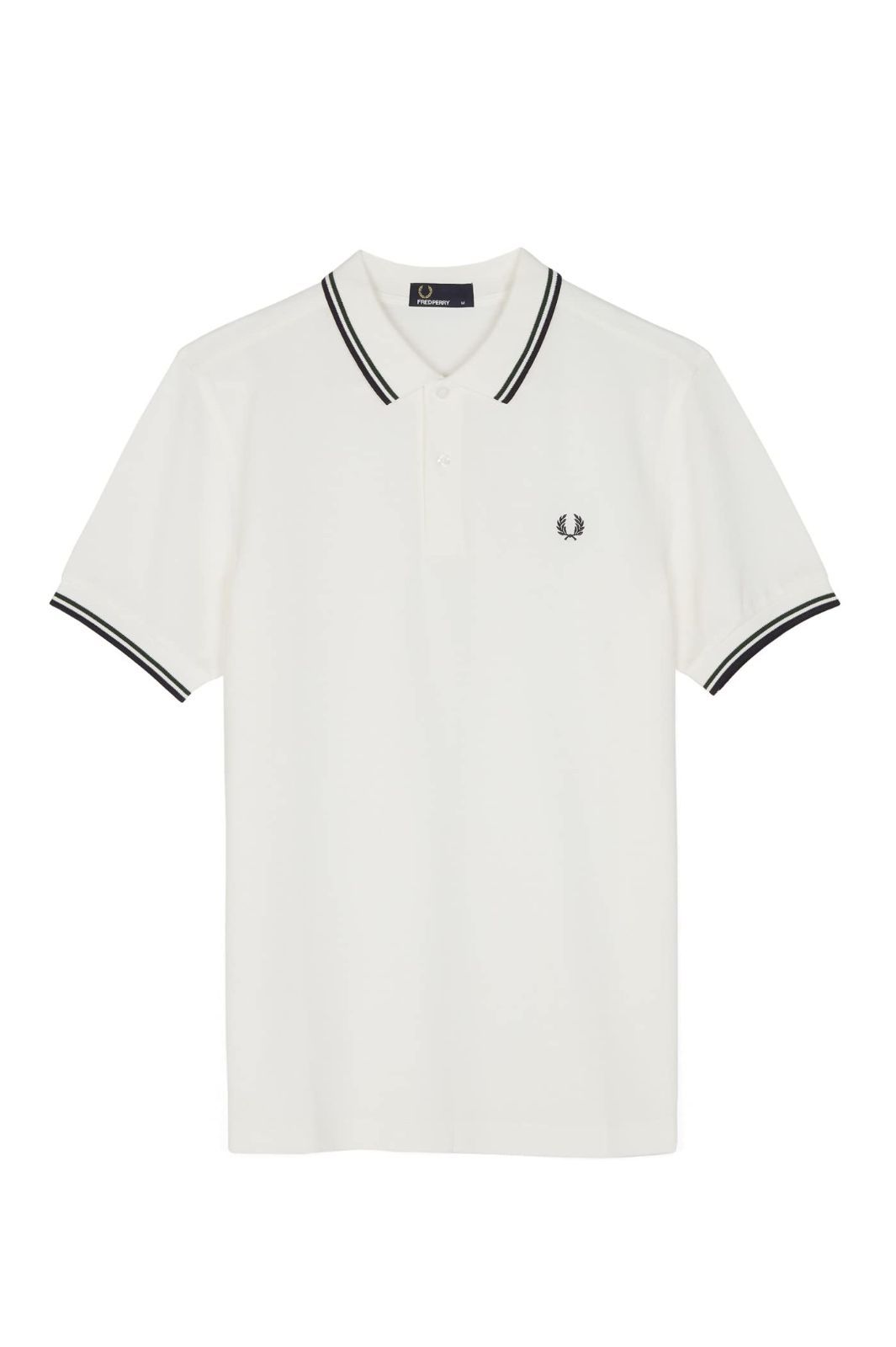 2XL_ホワイト FRED PERRY フレッドペリー ポロシャツ メンズ 半袖 Twin Tipped Fred Perry Polo Shirttシャツ 無地 夏 ゆったり カジュアル 通気性 XXL ホワイト