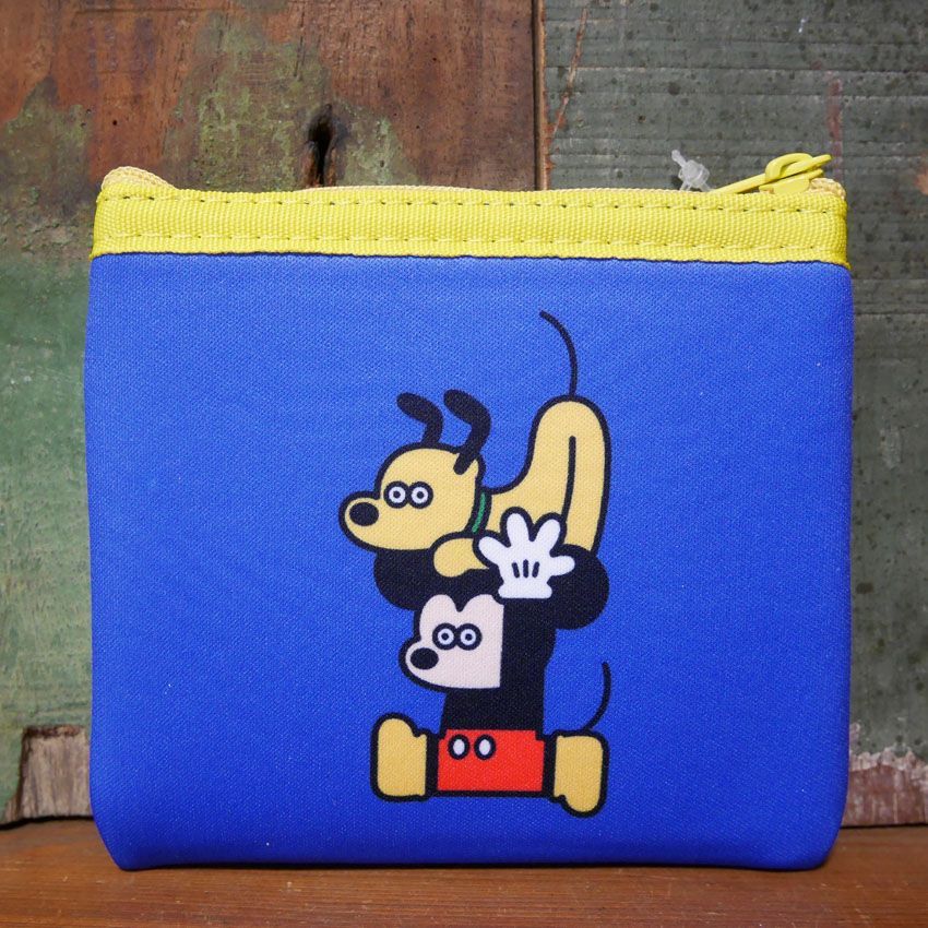 ミッキーマウス ミニフラットポーチ ディズニー 松本セイジ