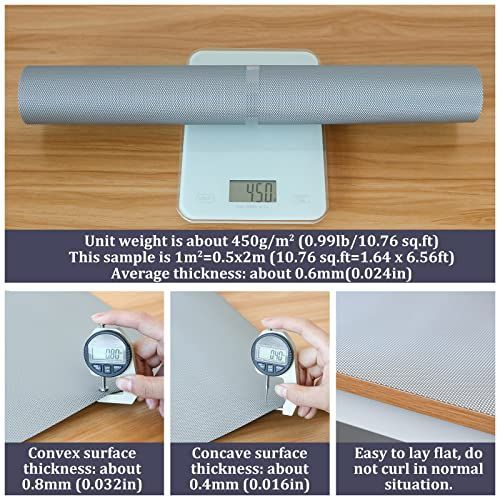 グレーダイヤモンド_45x500cm 食器棚シート 45*500cm?しょっきだな シート?引き出しシート?キッチンマット接着剤不要 裁断可能 EVA 耐熱、防湿、防油 食器棚／引き出し／キッチンに適用?家具保護