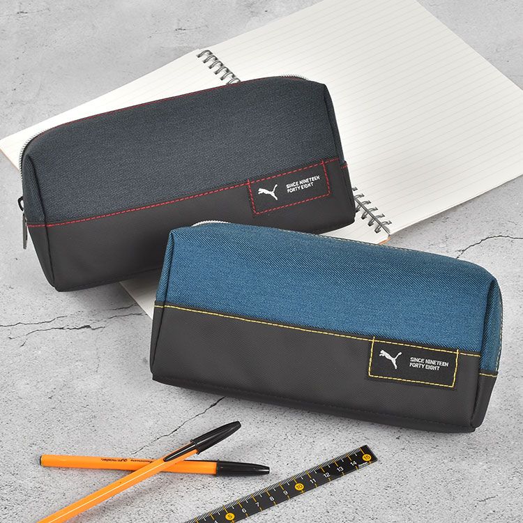 筆箱 PUMA プーマ PM509 中学生 黒 高校生 男子 男の子 ペンケース 大