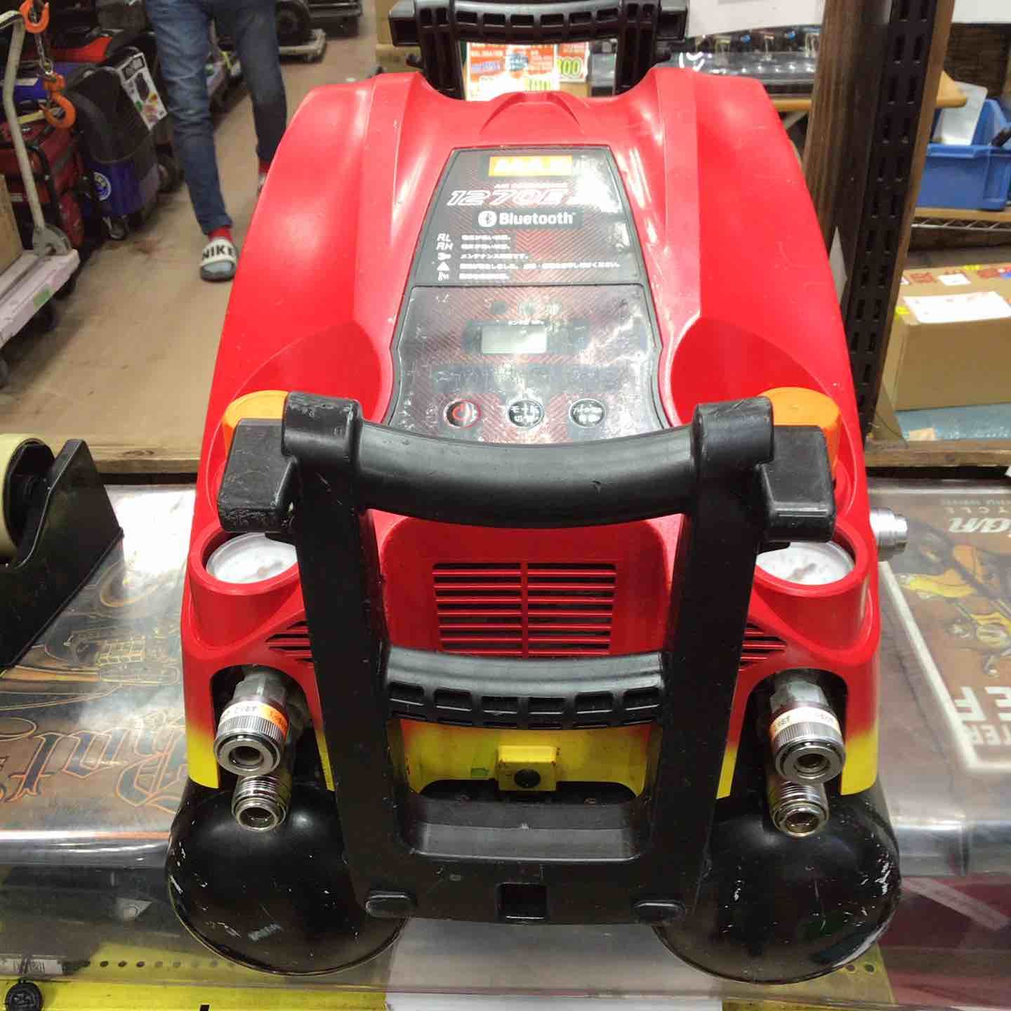 MAX エアコンプレッサー AK-HH1270E3 サザンレッド【草加店 MAX エアコンプレッサー AK-HH1270E3 サザンレッド【草加店