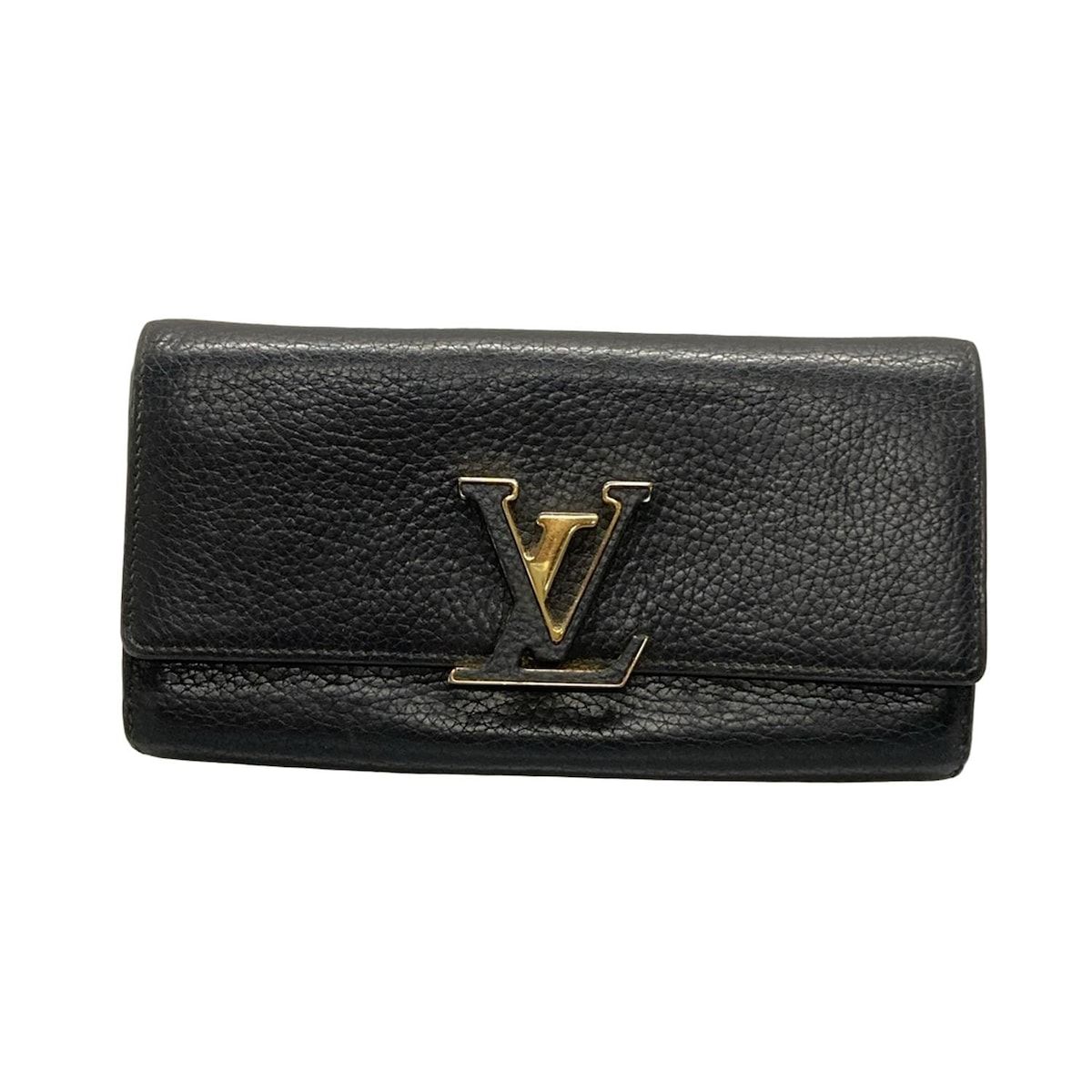 LOUIS VUITTON ルイヴィトン 長財布 カプシーヌ ポルトフォイユカプシーヌ M61248 ノワール レザー