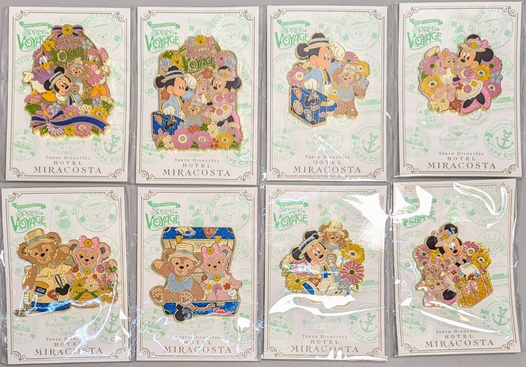 東京ディズニーシー MICKEY u0026 DUFFY'S SPRING VOYAGE MICKEYu0026DUFFYS SPRING VOYAGE 全8種セット/ネックストラップアクセサリー