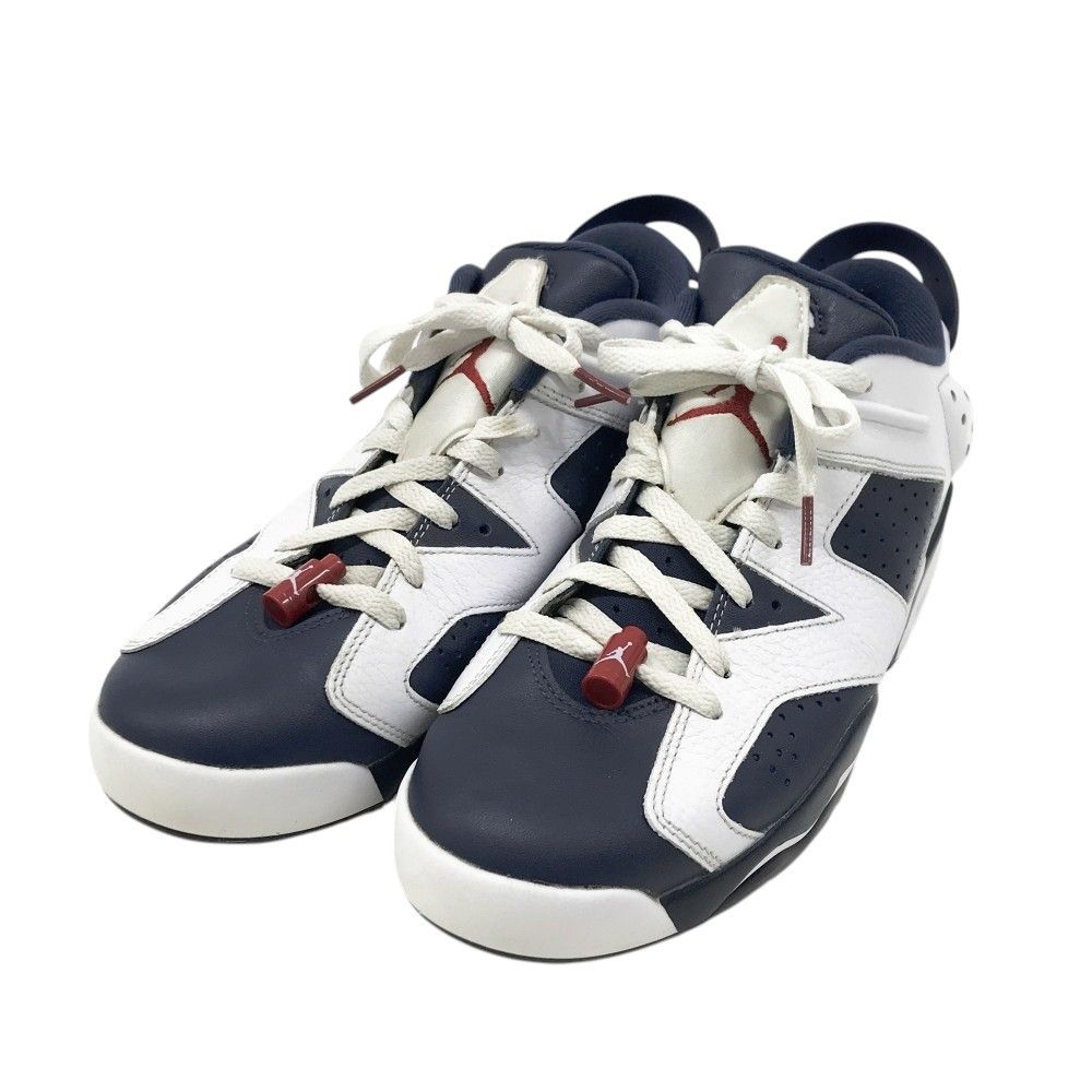 NIKE GOLF ナイキゴルフ Air Jordan 6 Retro Low ゴルフシューズ DV1376-101 White|Varsity Red ネイビー系 27.5 240101538751 ゴルフウェア メンズ ストスト