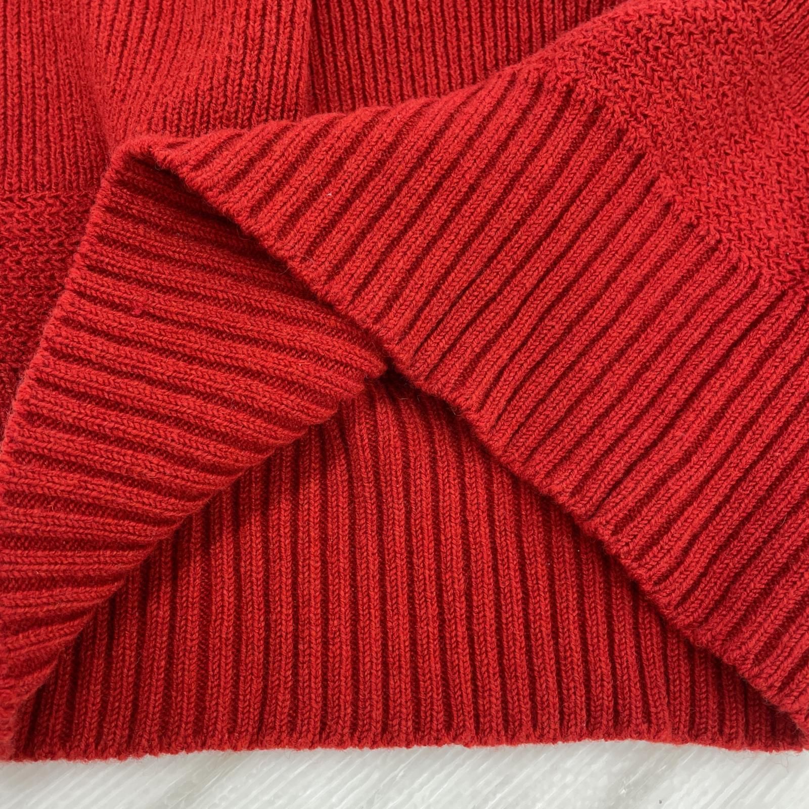 MAATEE＆SONS/強撚SHETLAND FINELAMB ARMY/2/レッド - メルカリ