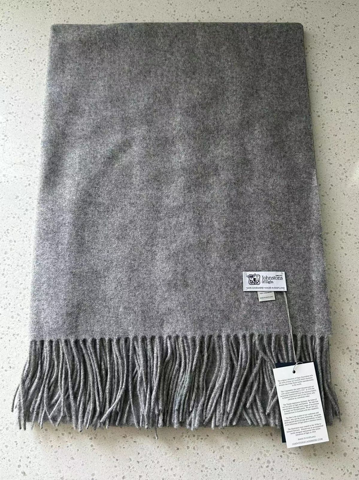 JOHNSTONS OF ELGIN ジョンストンズ カシミア マフラー 大判ストール  