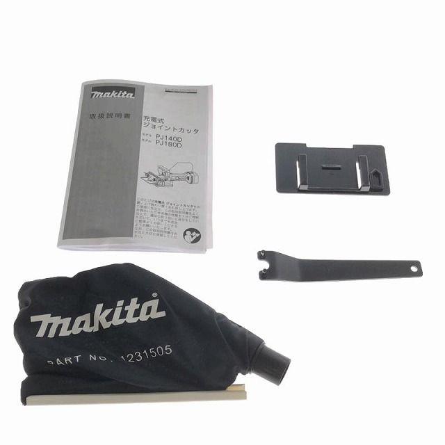 ☆未使用品☆makita マキタ 18V 充電式ジョイントカッタ PJ180DZ 本体のみ 付属品 取扱説明書 箱付き 木工加工 95945