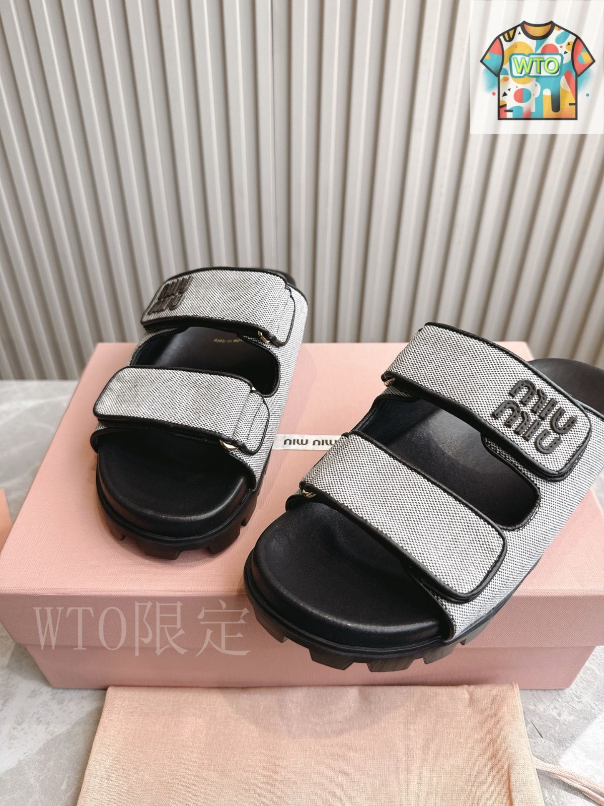 マジックテープ サンダルスリッパ01