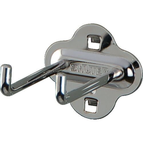 ＳＨＵＴＥＲ パンチングパネル用Ｌ字フックダブル ８０ｍｍ １０個入り