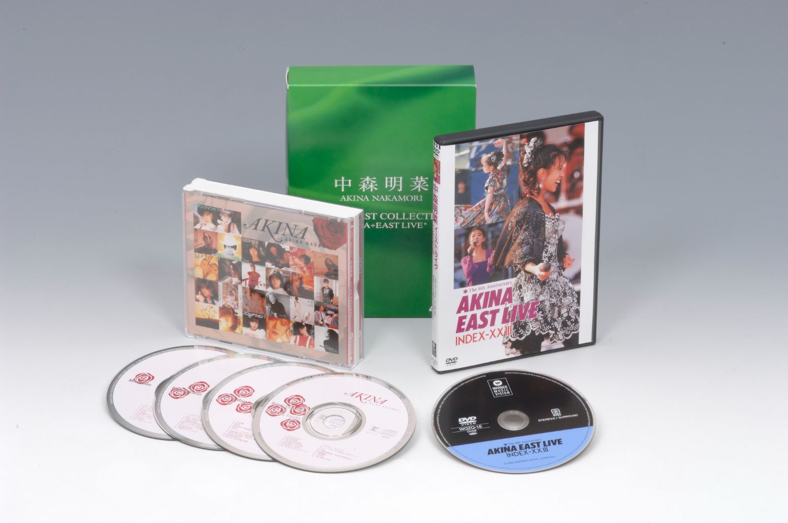 中森明菜／AKINA NAKAMORI SUPER BEST COLLECTION “AKINA+EAST LIVE” （CD4枚＋DVD1枚組）