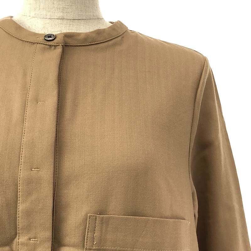 美品】 TICCA / ティッカ | ウール ロングシャツ ワンピース | F