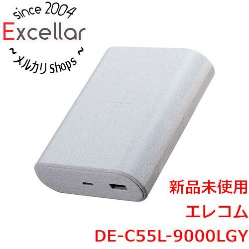 bn:14] ELECOM ナトリウムイオン電池モバイルバッテリー DE-C55L