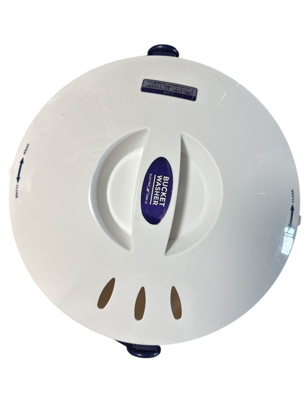 バケツウォッシャー TOM-12 小型洗濯機 バケツ型洗濯機 シービー