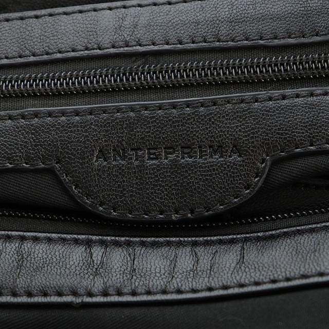 アンテプリマ ANTEPRIMA ミスト MISTO スパンコールフェイクレザーバッグ ハンドバッグ 黒 ブラック /MF ■OS
