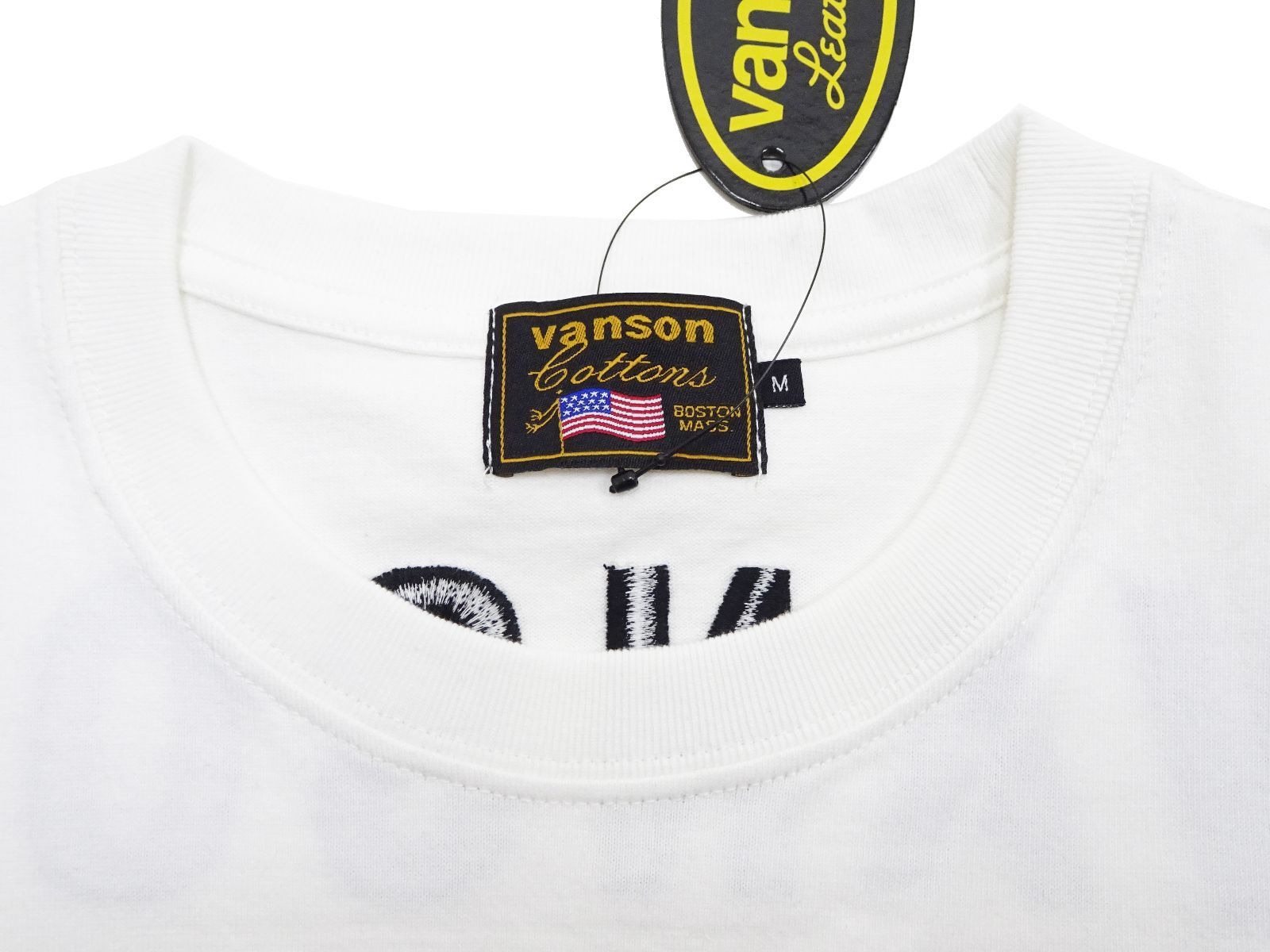 バンソン NVST-2323 VANSON Tシャツ 「ワンスター・ONE STAR」 刺繍