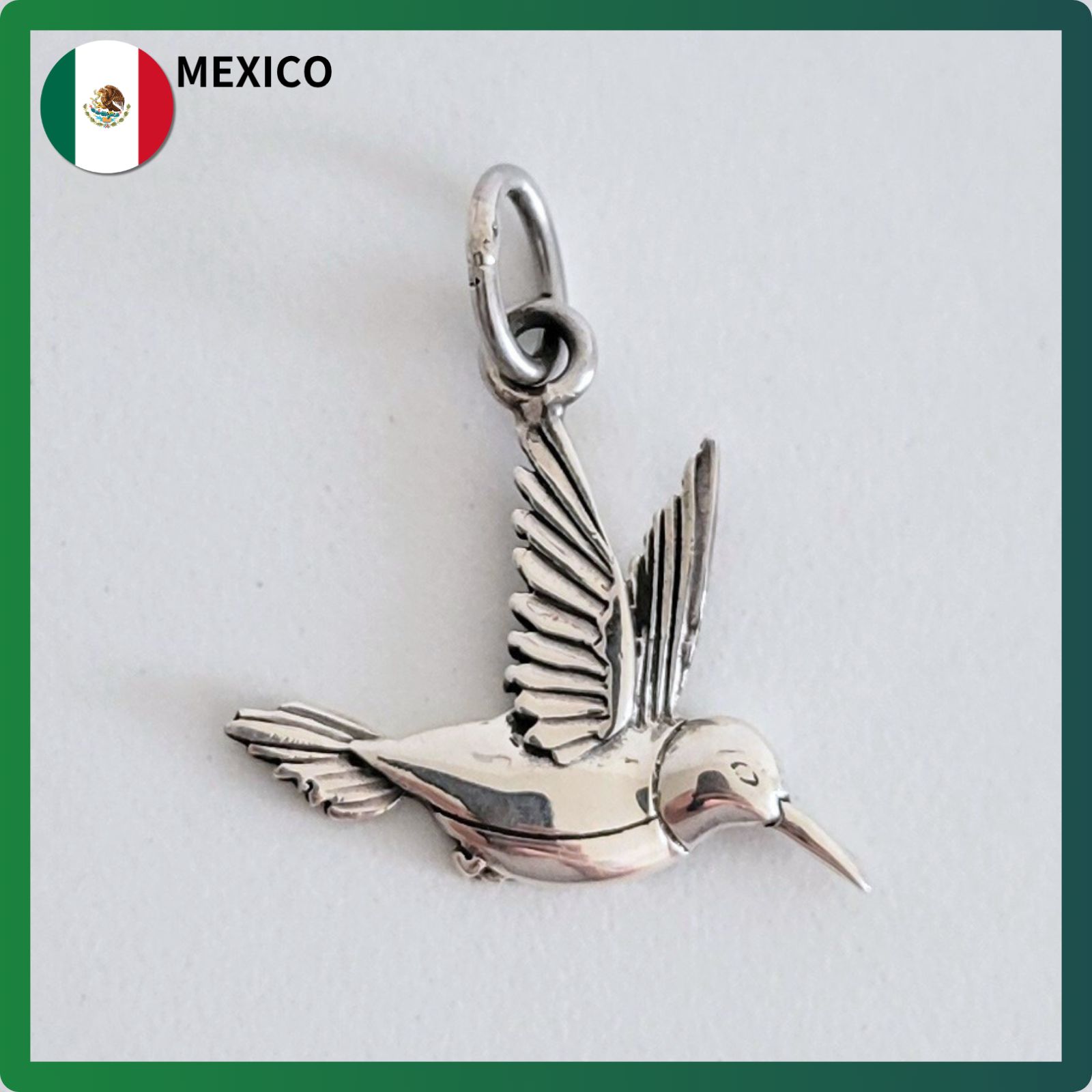 新古品】メキシコ ペンダントトップ チャーム ネックレス シルバー 銀 