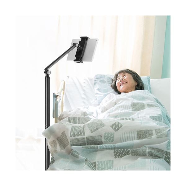 タブレット用フロアスタンド MR-TABST21BK