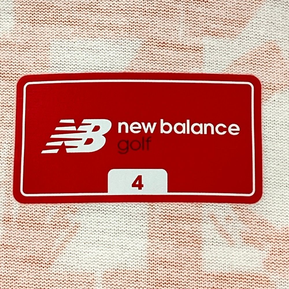 サイズ：4 NEW BALANCE GOLF ニューバランス  半袖 ポロシャツ 総柄 オレンジ系 [240101423921] ゴルフウェア メンズ ストスト 楽天市場】ニューバランス ゴルフウェア 半袖シャツ 春 夏 S