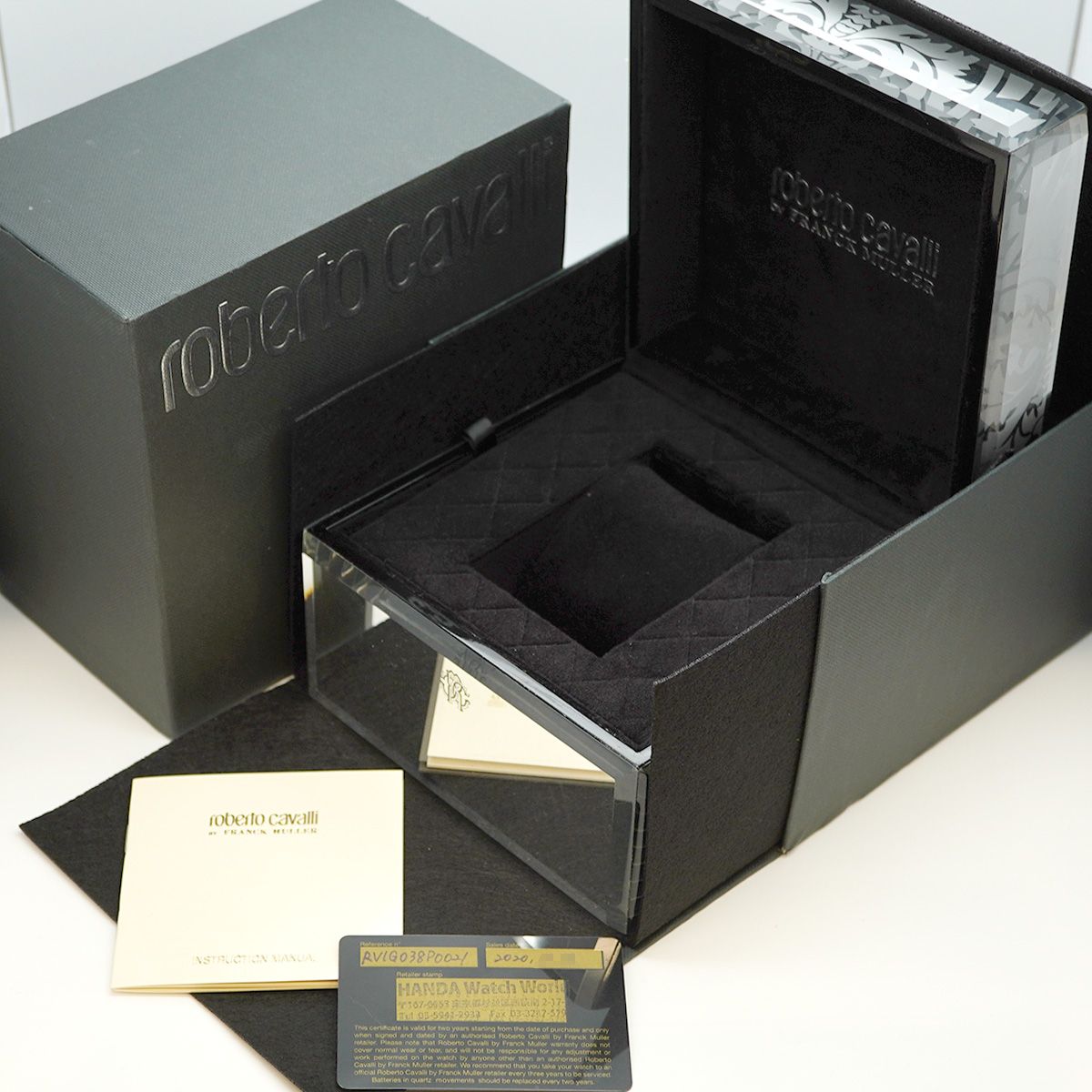5wwm0185 ロベルト カヴァリ バイ フランク ミュラー RV1G038P0021 グリーン文字盤 腕時計 メンズ