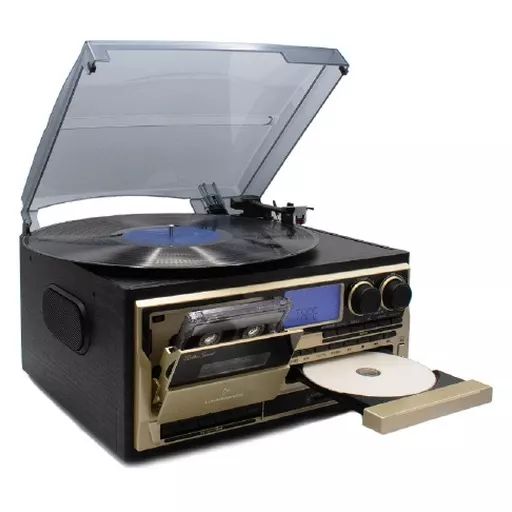 オーディオプレイヤー コンポ クマザキエイム オールインワン レコード プレーヤー Retro Sound AR 01 G