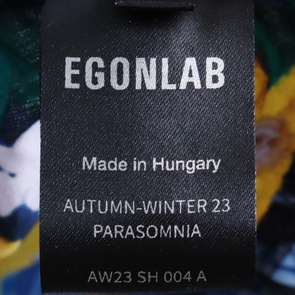 EGONLAB Floral Shirts Mサイズ ブルー AW23 SH 004 A エゴンラボ フローラルフラワー長袖シャツ EGONLAB Floral Shirts Mサイズ ブルー AW23 SH 004 A - メルカリ