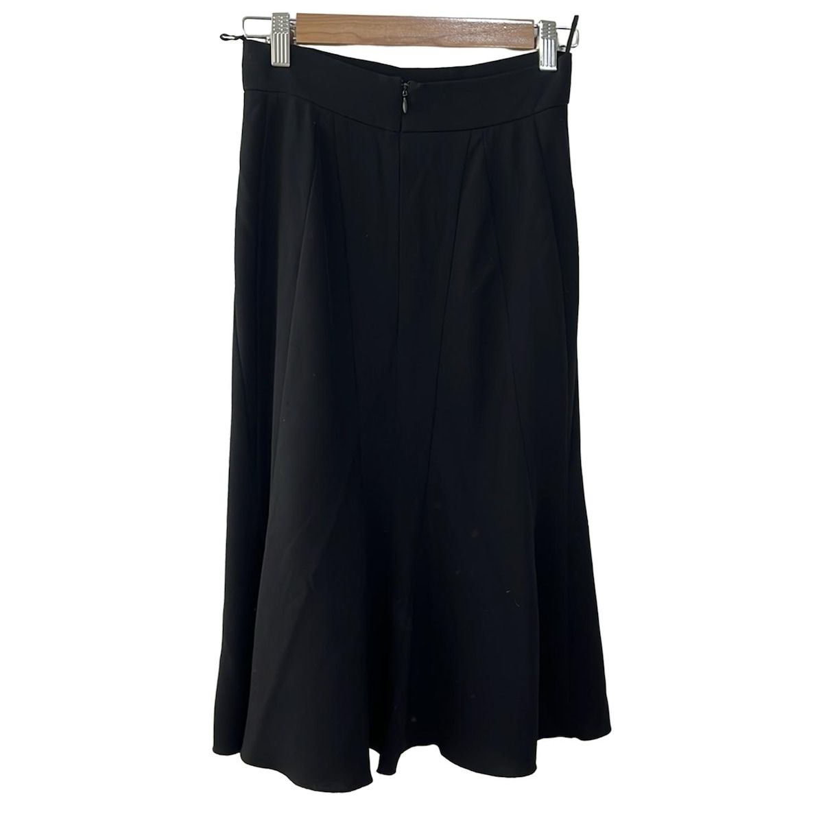 【未使用タグ付】プラダ 最高級 シルク スカート 38 ブラック PRADA 黒 PRADA(プラダ) ロングスカート サイズ38 S レディース - 黒