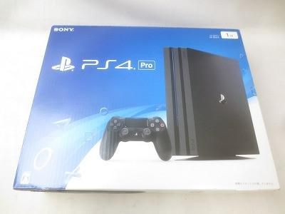 ゲーム プレイステーション4 PS4本体 Pro CUH-7000B 1TB ジェットブラック 動作品 き